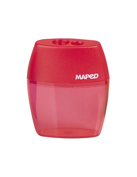 Sacapuntas maped plastico 2 usos con deposito...
