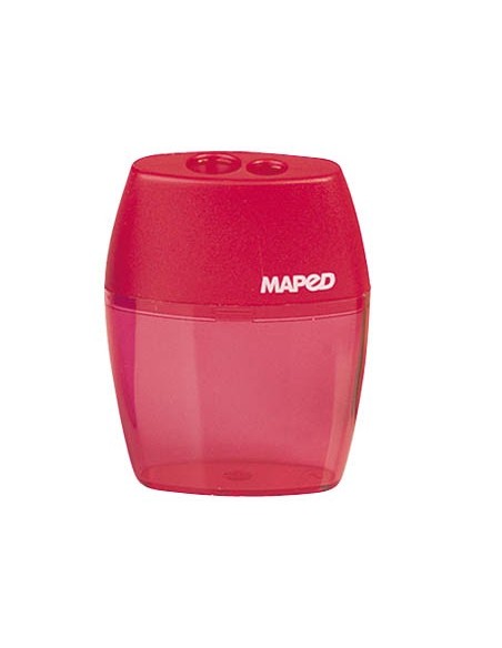 Sacapuntas maped plastico 2 usos con deposito...