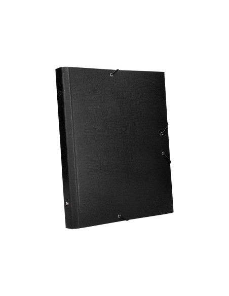 Carpeta clasificadora liderpapel 12 departamentos folio prolongado carton forrado negra