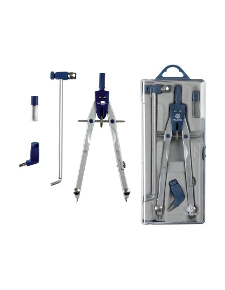 Compas liderpapel micrometrico bk-304 con adaptador y alargadera