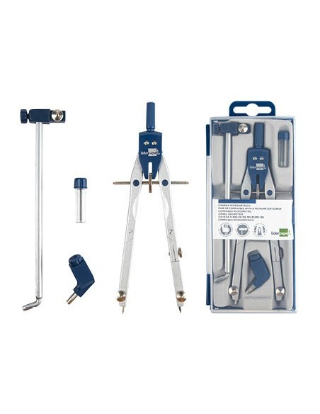 Compas liderpapel micrometrico bk-304 con...