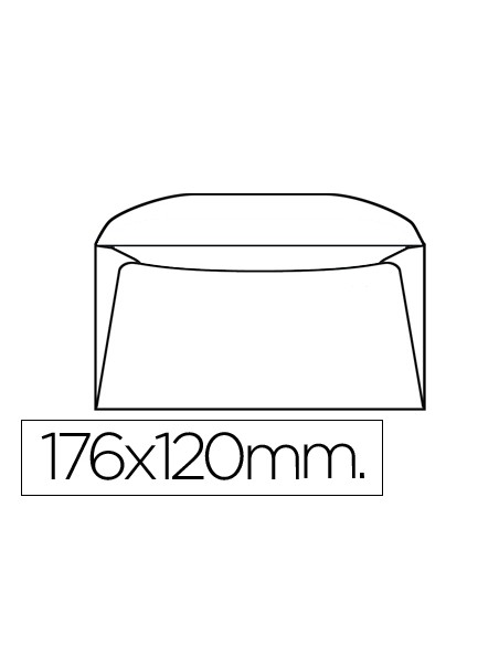 Sobre liderpapel b6 120 x 176 mm -bolsa de 10