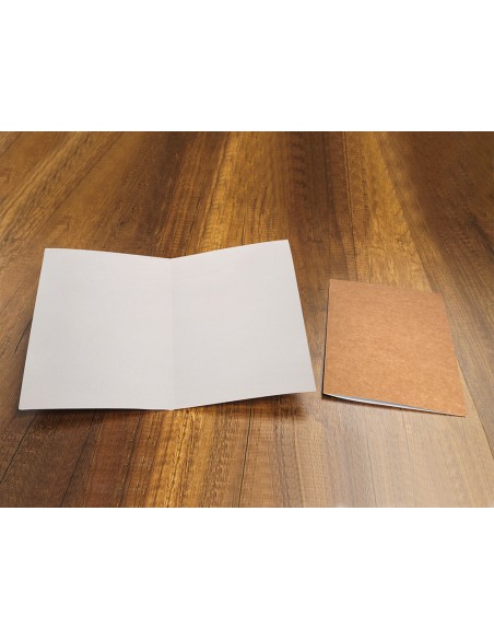 Subcarpeta liderpapel folio kraft interior blanco 240g/m2
