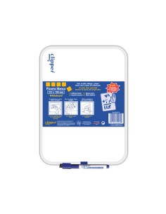 Pizarra blanca clipper...