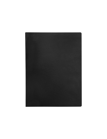 Carpeta liderpapel escaparate 37905 10 fundas polipropileno din a4 negro opaco