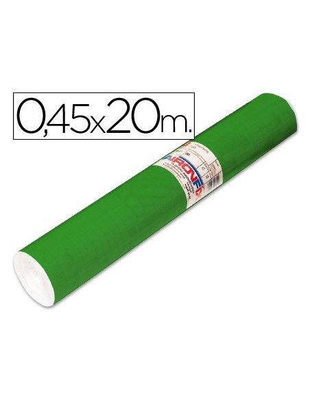 Rollo adhesivo aironfix unicolor verde brillo...