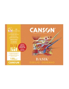 Papel dibujo basik din a4...