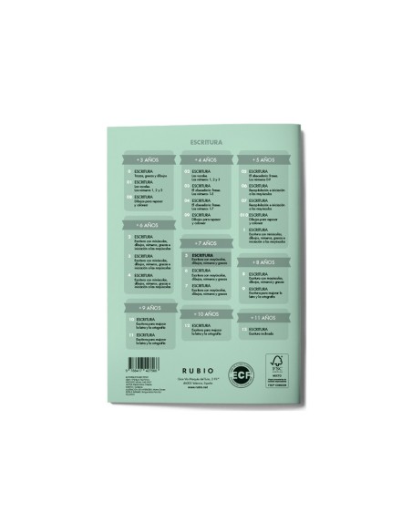 Cuaderno rubio caligrafia nº 5