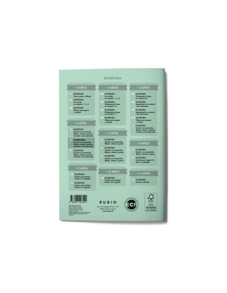 Cuaderno rubio caligrafia nº 3
