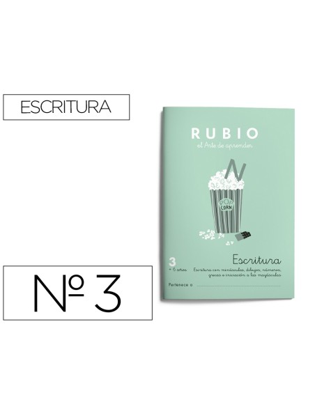Cuaderno rubio caligrafia nº 3