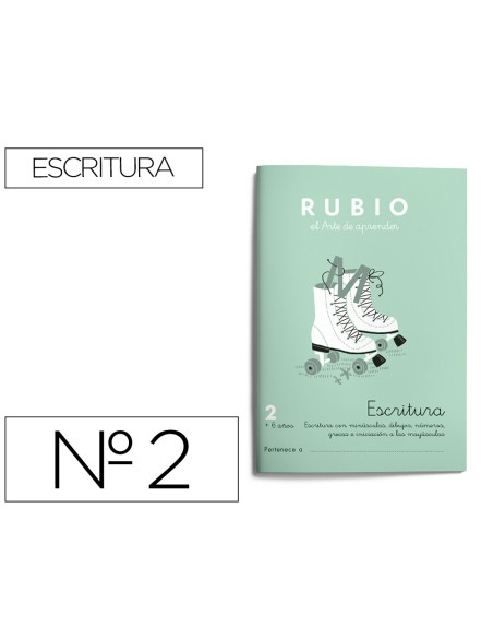 Cuaderno rubio caligrafia nº 2