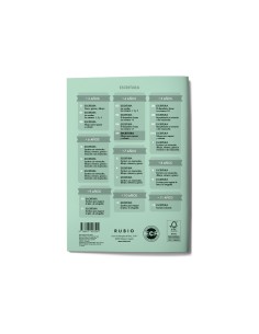 Cuaderno rubio caligrafia...