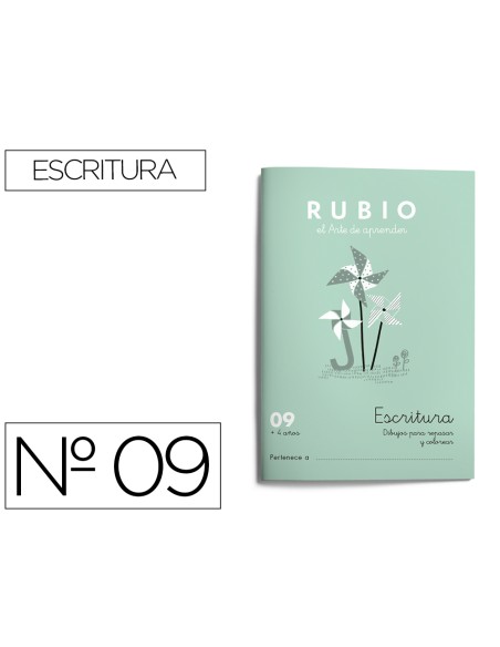 Cuaderno rubio caligrafia nº 09