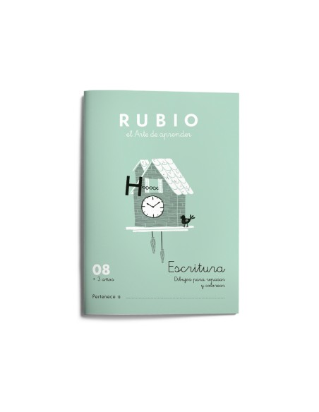 Cuaderno rubio caligrafia nº 08