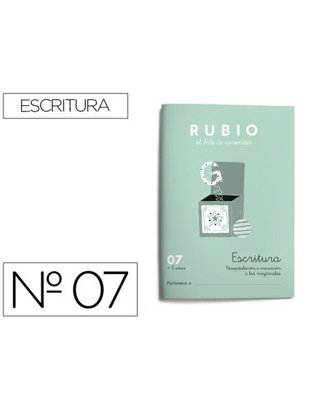 Cuaderno rubio caligrafia nº 07