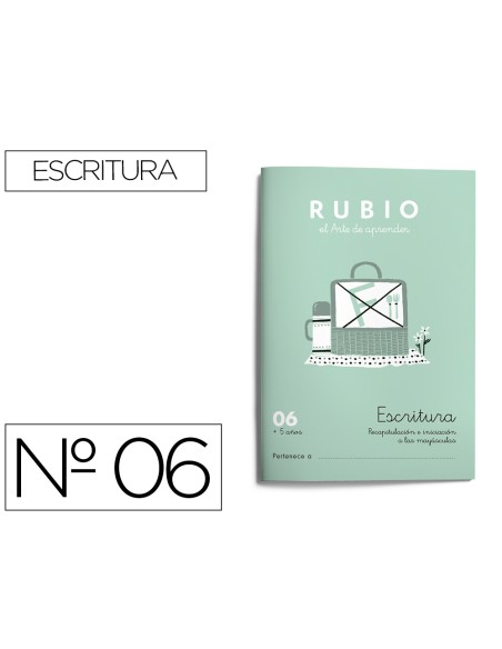 Cuaderno rubio caligrafia nº 06
