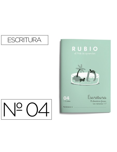 Cuaderno rubio caligrafia nº 04