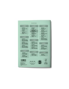 Cuaderno rubio caligrafia...