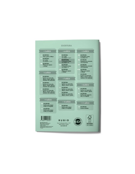 Cuaderno rubio caligrafia nº 03