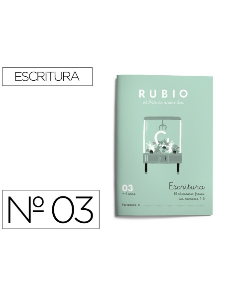 Cuaderno rubio caligrafia nº 03