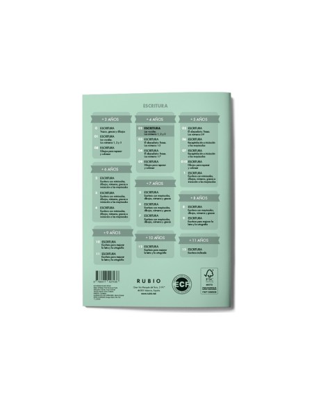 Cuaderno rubio caligrafia nº 02