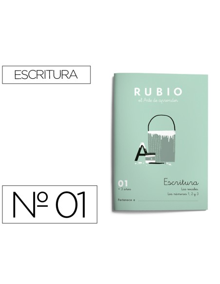 Cuaderno rubio caligrafia nº 01