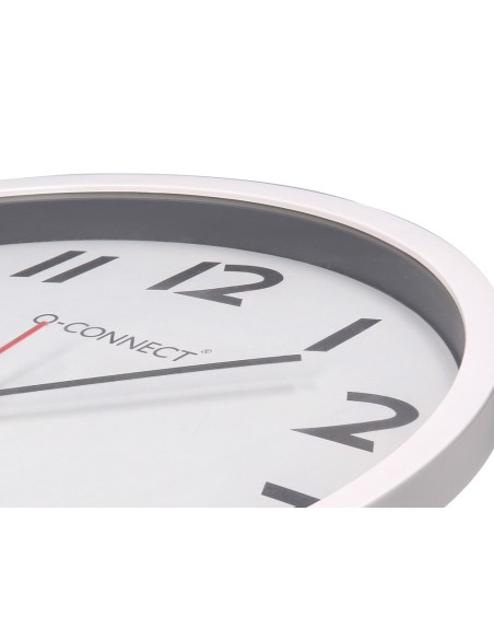 Reloj q-connect de pared plastico oficina...