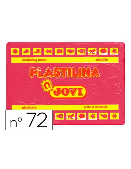 Plastilina jovi 72 rubi unidad tamaño grande
