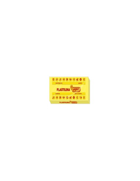 Plastilina jovi 72 amarillo claro unidad tamaño grande