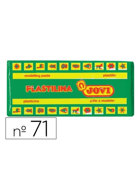 Plastilina jovi 71 verde claro unidad tamaño...