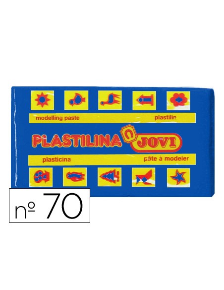 Plastilina jovi 70 azul oscuro unidad tamaño pequeño