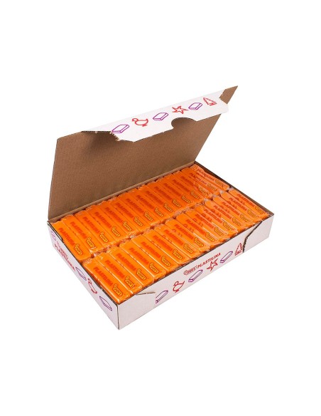 Plastilina jovi 70 naranja unidad tamaño pequeño