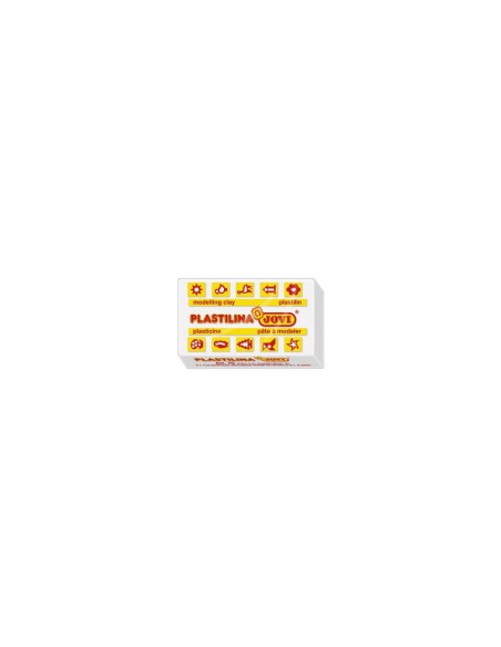 Plastilina jovi 70 blanca unidad tamaño pequeño