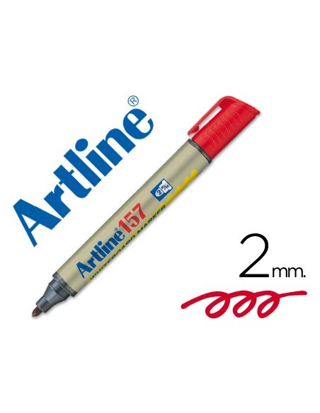 Rotulador artline pizarra ek-157 rojo punta...