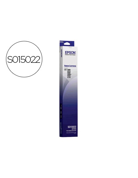Cinta maquina epson original lq-1000/1010/1050/1070/1070+ 1170 negra (7754)