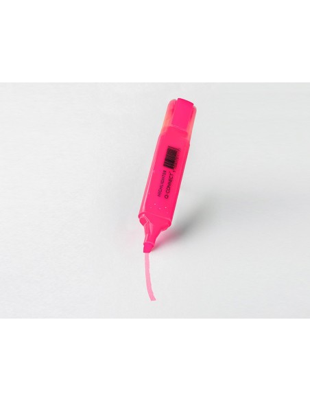 Rotulador q-connect fluorescente rosa punta...