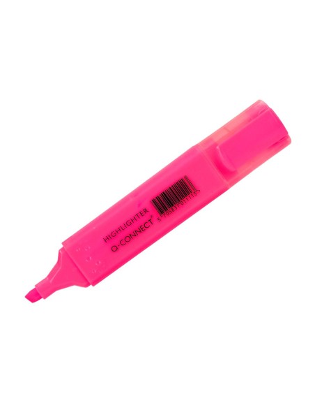 Rotulador q-connect fluorescente rosa punta...