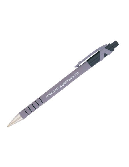 Boligrafo flexgrip retractil negro
