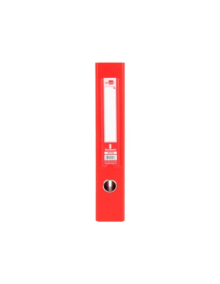 Modulo liderpapel 3 archivadores folio 2 anillas mixtas 40mm rojo