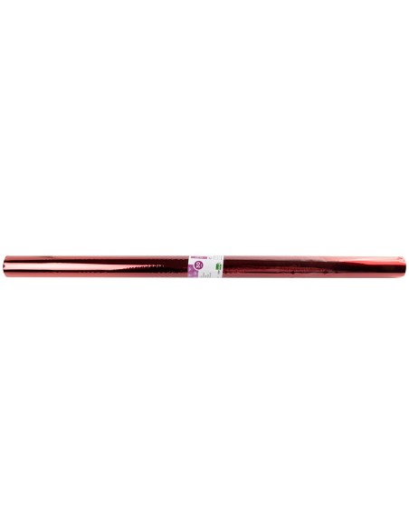 Papel celofan liderpapel rollo rojo 0,60 x 10 mt