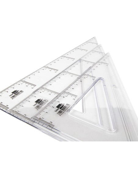 Cartabon liderpapel 25 cm plastico cristal
