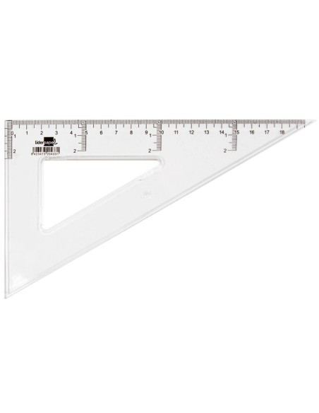 Cartabon liderpapel 20 cm plastico cristal