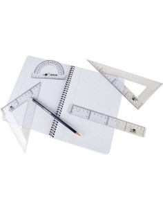 Escuadra liderpapel 20 cm...