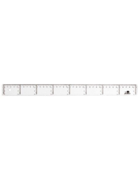 Regla liderpapel plastico cristal 40 cm