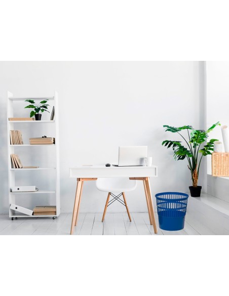 Papelera plastico q-connect 15 litros rejilla...