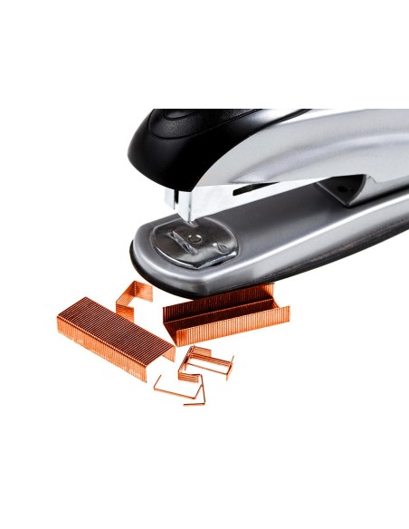 Grapas q-connect nº 22/6 24/6 cobreadas caja de...