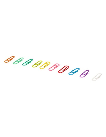Clips colores liderpapel bote 1000 unidades...