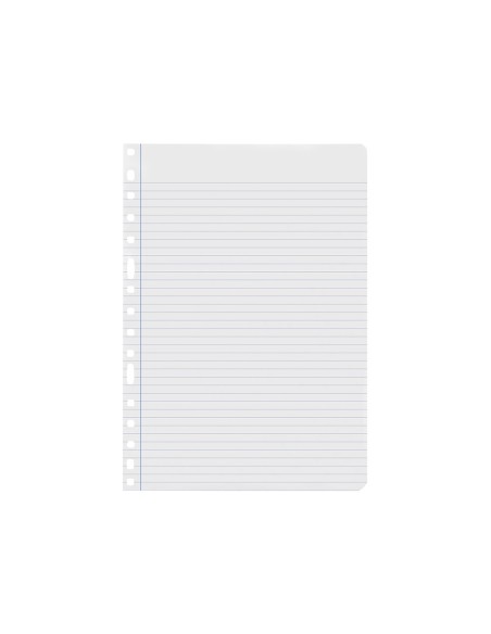 Recambio liderpapel a4 100 hojas 60g/m2 horizontal sin margen 16 taladros
