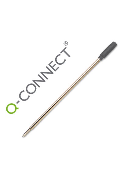 Recambio boligrafo q-connect tipo cross negro