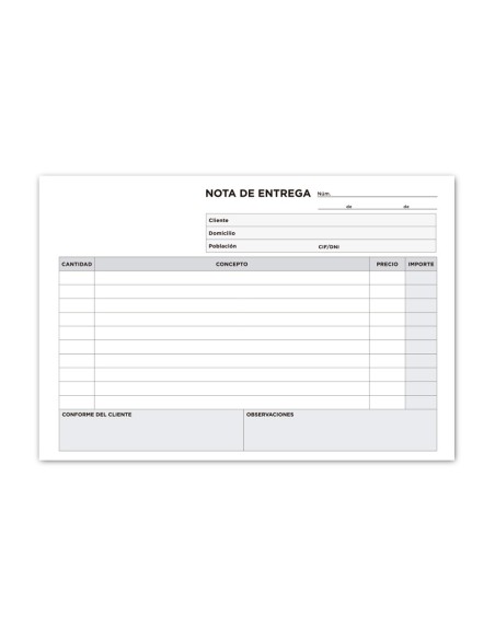 Talonario liderpapel entregas cuarto original y...